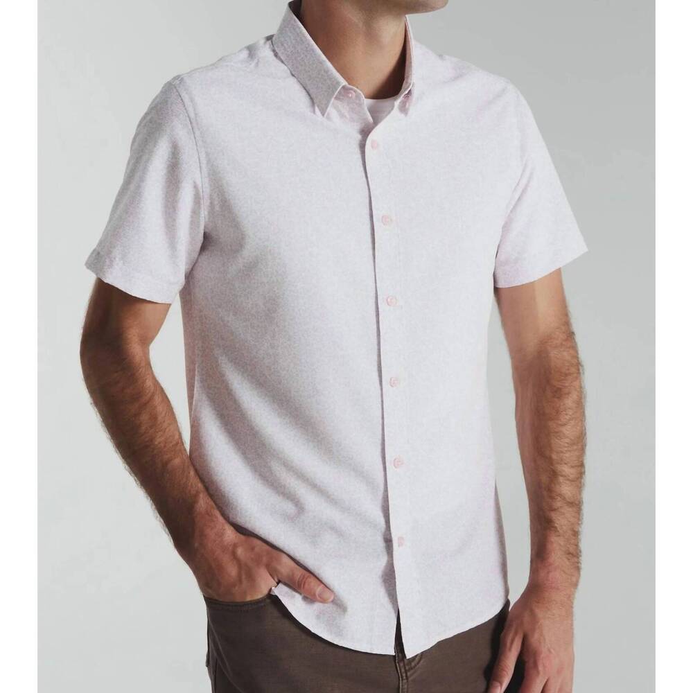 NEW 7DIAMONDS olivier short sleeve shirt in rose